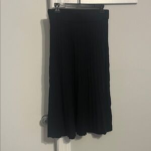 Milano Classic Black Midi Skirt